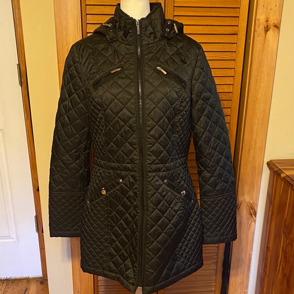 Laundry by Design Black Quilted Winter Jacket